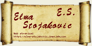 Elma Stojaković vizit kartica